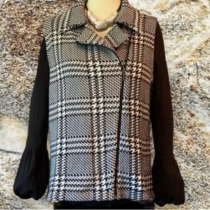 🌟HOST PICK🌟 NWT Chaps Cotton Knit Moto Vest